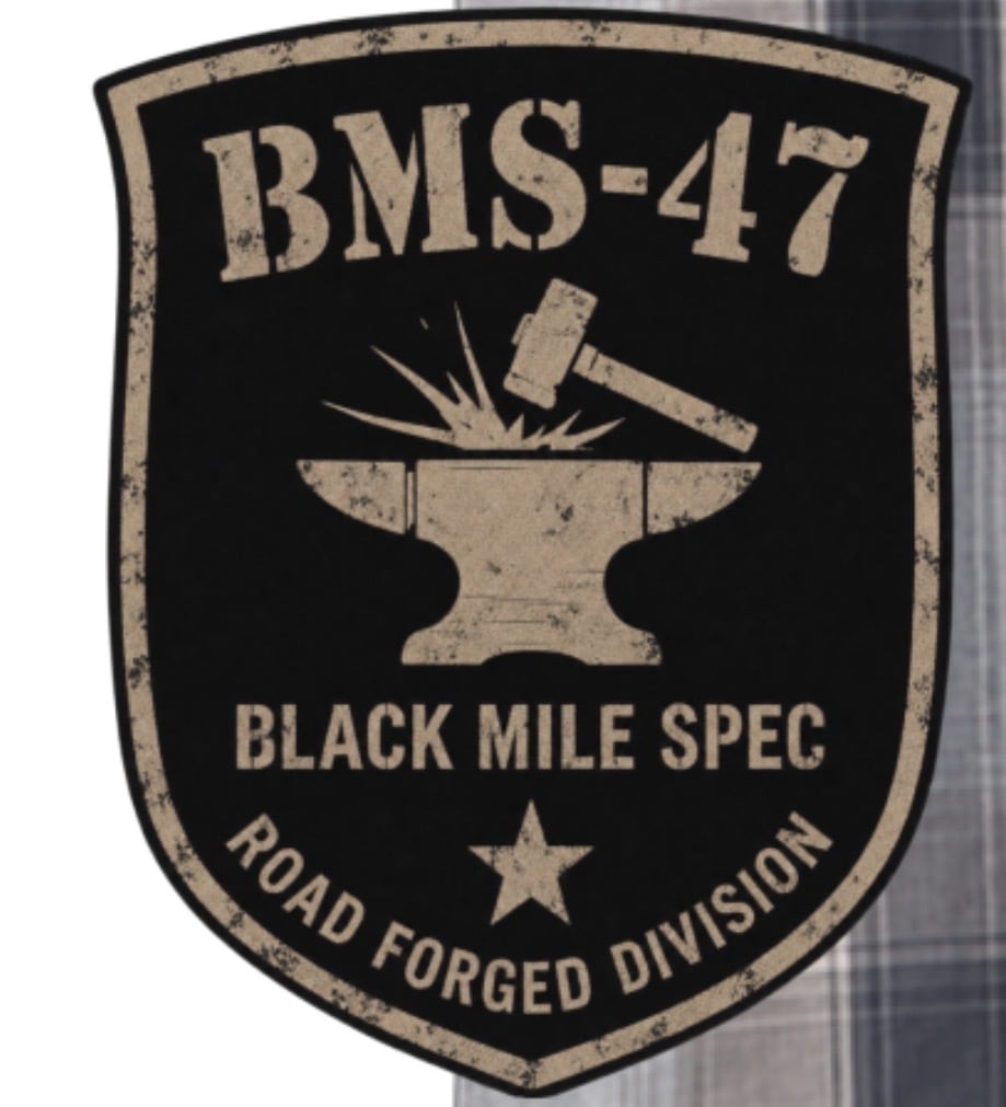 BMS-47 WORKING CHECK SHIRT／黒