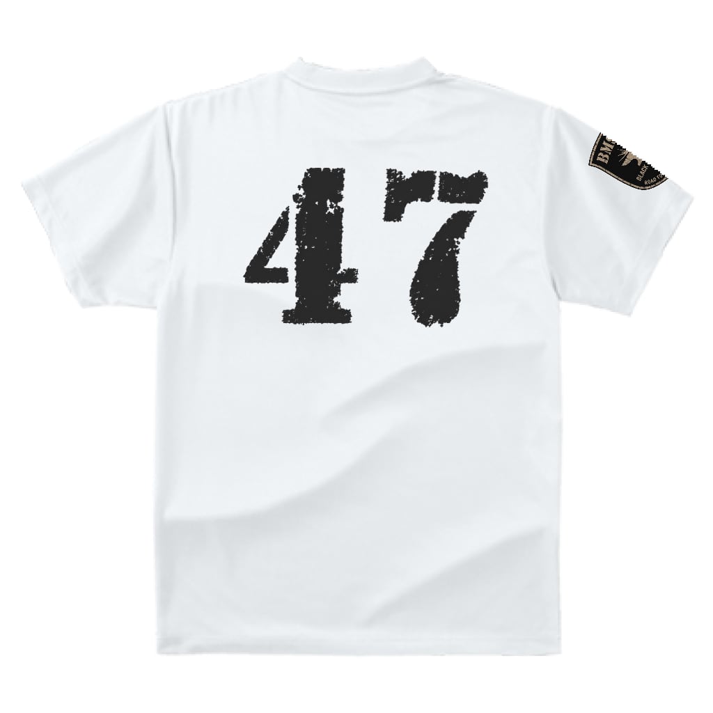 BMS-47 ROAD FORGED TEE /「47」/白