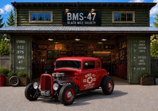 BMS-47 GARAGE COUPE A2 Poster