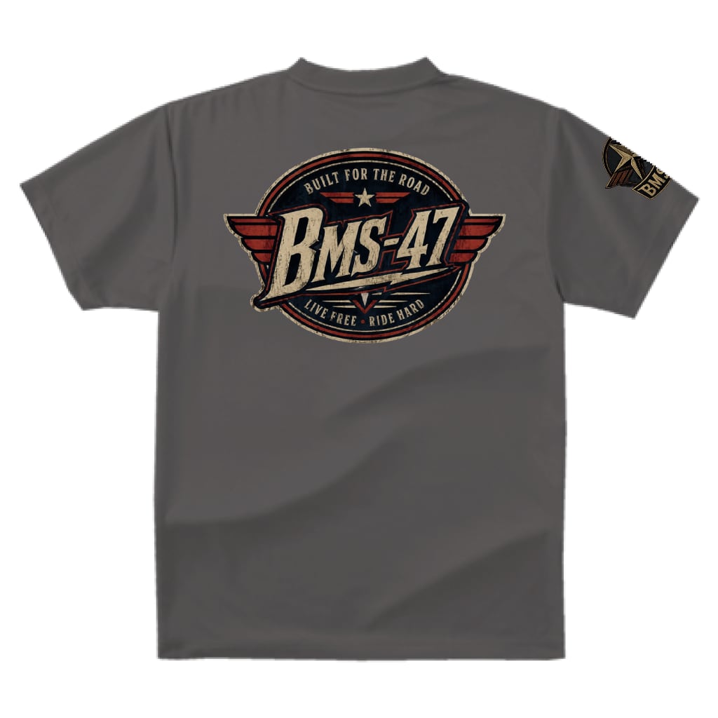BMS-47 BUILT FOR THE ROAD TEE/灰