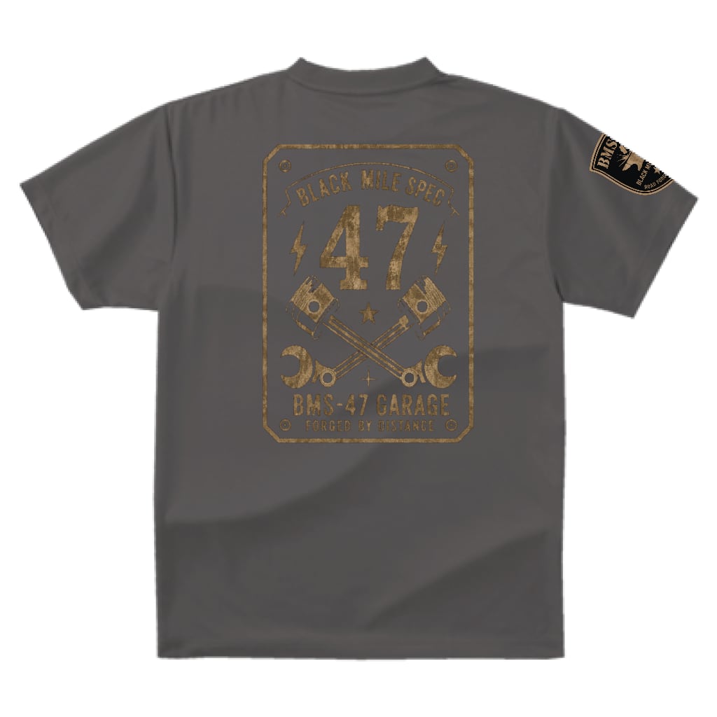 Black Mile Garage TEE / 灰