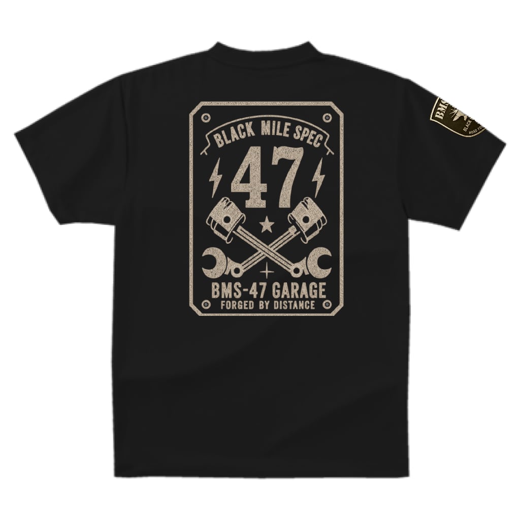 Black Mile Garage TEE / 黒