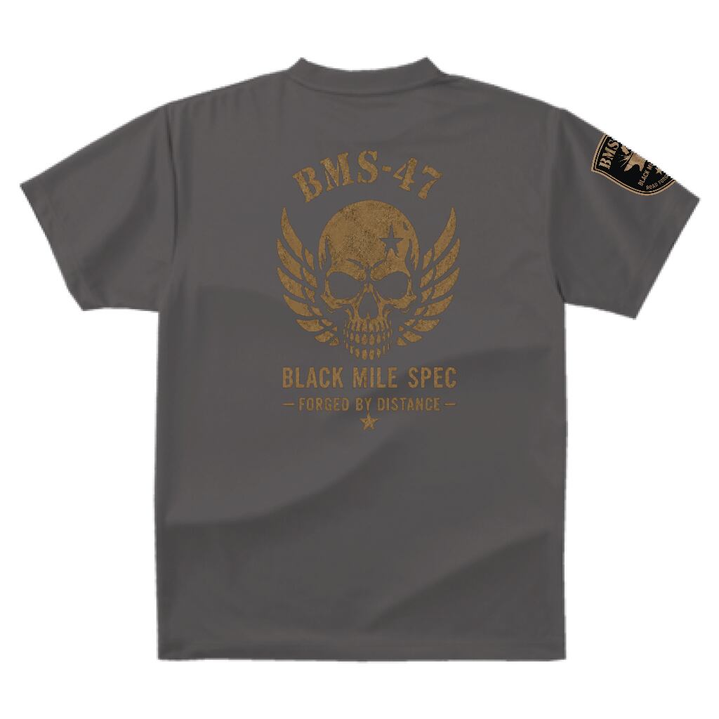 BLACK MILE SKULL TEE/ 灰